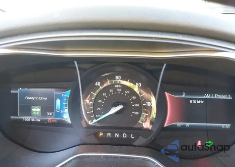 2014 Ford Fusion Hybrid Titanium из США, поврежденный, VIN 3FA6P0RU2ER313639